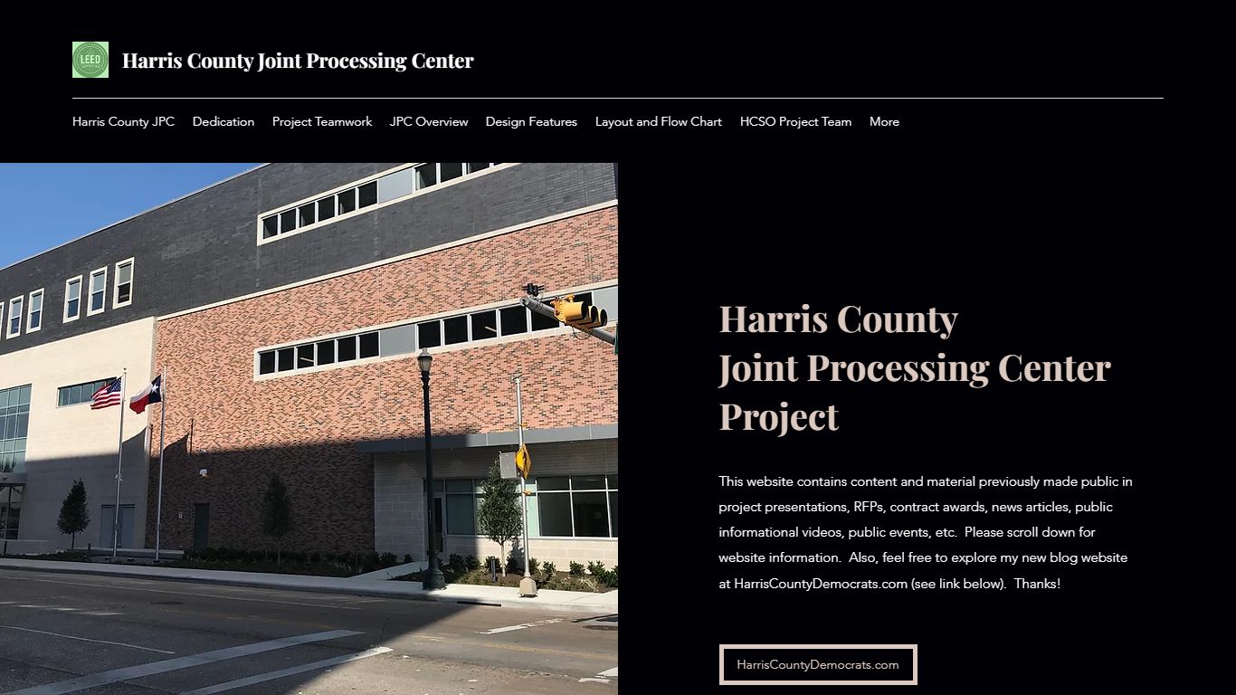 Harris County JPC | Harris County Joint Processing Center, JPC, HCJPC
